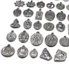 Venta al por mayor del fabricante Acero Inoxidable Presión de Aceite Colgante Cabeza Humana DIY Estilo Europeo y Americano Colgante Personalizado Accesorios de Joyería DIY