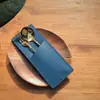 Bolsa de Almacenamiento para Cubiertos Estilo Occidental Lista para Usar, Bolsa para Colocar Cubiertos de Hotel, Estuche Protector de Cuero para Cubiertos de Exterior
