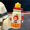Nueva taza térmica Starman, una taza con popote elegante y portátil diseñada para estudiantes, tanto hombres como mujeres, para usar en la escuela.