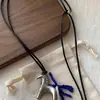 Nuevo Colgante Creativo de Pony Cadena Larga, Diseño de Nicho de Lujo Ligero, Cadena Versátil Ajustable para Suéter