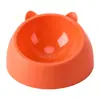 Tazón de acero inoxidable para gato con orejas de gato inclinadas, protección para el cuello, anti-derrames, interior extraíble, tazón para comida y agua de mascota