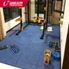 Área de Força de Academia Piso de Borracha Tapete Absorvente de Choque Esportes Internos Tapete à Prova de Som Esteira Haltere Espuma Espessada Absorvente de Choque