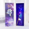 Simulación de siete colores lámina de oro de 24k caja de regalo de rosa tallo único regalo Qixi Día de San Valentín creativo cumpleaños fabricante transfronterizo