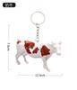 Creativo Gato Pollo Pato Ganso Perro de Caza Aves Animal Llavero Colgante Accesorios Gato Mosquetón Llavero Colgante de Bolsa