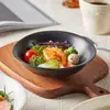 Jingdezhen Estilo Crema Ins Platos Color Bajo Esmalte Little Red Book Bol para Yogur Bol de Cerámica Plato para Comedor en Casa Vajilla de Cerámica