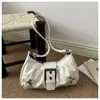 Versão Coreana 2026 Novo Estilo Bolsa Tote de Ombro Único, Bolsa Estilo Retrô Americano para o Dia a Dia, Bolsa de Ombro para Motociclista para Mulheres