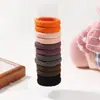 Elásticos Coloridos para Cabelo Estilo Europeu e Americano para Mulheres, Cordas de Cabelo de Nylon de Alta Elasticidade, Acessórios Simples de Cabelo para Meninas 3646