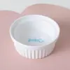 Tigela Dupla Cerâmica para Gatos, Tigela de Água com Proteção de Pescoço, Boca Inclinada Elevada, Tigela de Comida para Gatos, Tigela de Água, Tigela para Pets, Acessórios para Pets