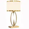Luminária de Mesa de Luxo Leve Pós-moderna Criativa Estilo Americano Doméstica Sala de Estar Simples Sala Modelo Luminária Decorativa Quarto Luminária de Cabeceira Toque