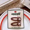 Pasadores coreanos de otoño e invierno para niños con comida simulada para niñas, papas fritas, hamburguesas y galletas, ligas gruesas para el cabello, pares de hamburguesas