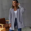 Amazon Cárdigan de Punto Casual con Bolsillos 2026 Nuevo Suéter Talla Grande para Mujer Estilo para Ir al Trabajo Abrigo Holgado de Longitud Media