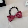 Nuevo Estilo Coreano Rojo Versátil Pinza para el Cabello con Lazo para Año Nuevo, Dulce Liga para el Cabello de Uso Diario, Pinza para Flequillo, Pinza de Pato Accesorio para el Cabello para Mujeres