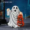 Enfeites de Resina de Fantasma Decorações de Festa de Halloween Montagem de Atmosfera Festiva Artesanato Peculiar para Desktop