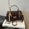 Bolso de Mano de Alta Gama para Mujer, Nuevo Bolso de Hombro Retro de Moda 2025, Bolso Cruzado para el Trabajo y el Trayecto, Bolso Cuadrado Pequeño