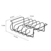 Churrasqueira transfronteiriça, grelha antiaderente, grelha para bife, suporte para grelhar costelas, ferramentas de churrasco para exterior, equipamento para grelhar costelas de cordeiro