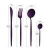 Cubiertos Portugueses de Acero Inoxidable de Alta Gama para Restaurante Occidental Cuchillo para Bistec, Tenedor, Cuchara Set Cuchara Pública Tenedor Cuchara para Café Tenedor de Postre