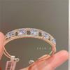 Pulseira Temperamento Zircônia Transparente Microincrustada Pulseira Brilhante Cintilante Estilo Coreano Premium Pulseira Temperamento J343