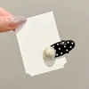 Pinza para el pelo de lunares de dopamina para mujer, Pinza lateral dulce y versátil, Pinza Bb linda, Pinzas de colores para flequillo y cabello, Pasador de moda