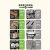 Estante de Almacenamiento para Cocina para el Lado del Refrigerador, Estante de Pared sin Taladro para Film Plástico y Condimentos, Organizador en Capas