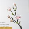 Ramo alto Impressão 3D EVA Magnólia Flor Artificial Magnólia Corredor de Flores Artificiais Novo Estilo Chinês Decoração de Sala de Estar Decoração de Mesa de Jantar