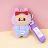 Cartera pequeña Labubu para niños de silicona, pequeño regalo, llavero, colgante, lindo regalito para máquina de garra, en stock