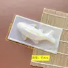 Molde para pastel de arroz al vapor lingote de oro pato carpa chocolate rejilla de hielo gelatina de piel de cerdo plástico PP de grado alimenticio herramienta de molienda dura