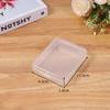 Caja de Polvos Cuadrada Caja de Cojín de Aire Caja Cosmética Anillo Joyería Papelería Piezas Objetos Pequeños Caja de Almacenamiento para Toalla Facial de Perla