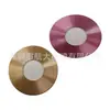 Letrero de oxidación con patrón de CD Letrero de placa de aluminio con patrón CDC Placa de aluminio en blanco Pegatina metálica para letrero de placa de aluminio