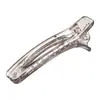Pinza para el pelo con fleco lateral hueco de 6.4 cm para cabello suelto, pinza de pico de pato lateral dulce, clip de seccionamiento sin marcas para peinado estilo coreano DIY
