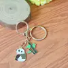 Chaveiros de panda mais vendidos transfronteiriços, pingentes de bolsa de desenho animado fofos, pequenos presentes criativos de metal, atacado