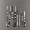 Estilo Retro DIY Hecho a Mano Forma de U Ondulado Cabezal de Pulido Pasador Pasador Pasador Cuerpo Principal Tocado Accesorios Material Joyería