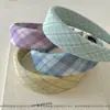 Diadema Dulce Ancha Estilo Universitario Retro con Diseño de Corona Alta, Diadema Fresca de Esponja para Niñas, Accesorio para el Cabello Estilo Coreano