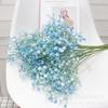 Spray Único Cor Gypsophila Flor Artificial Plástico Imortal Gypsophila Gypsophila Cor Gypsophila Casa Decoração de Casamento Interior