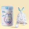 Bolsa de basura con cordón para el hogar, automática, para uñas, para manos sucias, portátil, para cocina, con estampado de conejo de dibujos animados