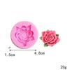 DIY Rosa Flip Cake Molde Grande Rosa Silicone Molde Flip Candy Bolo de Chocolate Molde Decoração