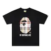 Camiseta de Verano Nueva de Manga Corta, Marca Auténtica de Tendencia, Tejido Pe de 230g, Resistente, Estilo Pareja, Corte Holgado, para Hombres y Mujeres