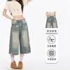 Shorts de Mezclilla con Estampado de Estrellas Vintage para Mujer, Pantalones Cortos Delgados Sueltos de Pierna Ancha para Figuras Pequeñas, Pantalones Cortos Rectos de Longitud Media