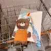 Hd11267A06 Cor Maillard Algodão Preenchido Urso Boneco Chaveiro de Carro Pingente de Bolsa Corrente para Pendurar Celular
