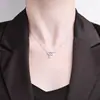 Collar de Serpiente con Diamantes, Collar Grande de Diamantes del Año de la Serpiente, Nuevo Modelo 2026, Lujo Ligero, Exquisita y Elegante Cadena para Clavícula de Acero de Titanio que No se Desvanece