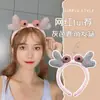 Xingdelu mesmo estilo orelhas de coelho headband Coreia do Sul Internet celebridade bonito cartoon boneca hairpin headband pelúcia rosto lavagem faixa de cabelo