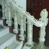 Molde Plantilla ABS Acero Plástico Barandilla de Escalera Barandilla Columna Romana Europea Molde Nuevo Estilo Cemento Venta Directa Moldeado in situ Fábrica