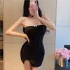 Vestido de tirantes de encaje dulce y picante para mujer, camisón estilo pura lujuria, sexy, espalda hermosa, falda ajustada con abertura en la cadera, venta al por mayor, transfronterizo