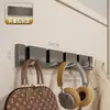 Ganchos invisibles sin taladro para paredes del baño, percheros de entrada y ganchos plegables para dormitorio