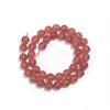 Ventas Directas de Fábrica Optimizadas Cuentas Redondas de Calcedonia Fresa Cristal de Fresa Imitación Cuentas Transparentes Accesorios DIY Joyería Productos Semi-Terminados Venta al por Mayor