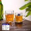 Caneca de Cerveja de Vidro de Alta Qualidade Langxu Caneca de Chope Grande Capacidade Espessada Resistente ao Calor Caneca de Vidro