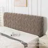 Capa de cabeceira elástica jacquard exclusiva transfronteiriça, cobertura total, tricotada e escovada, à prova de poeira e esconde imperfeições, removível e lavável