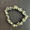 Cristal amarillo natural pino blanco ojo de tigre piedra amatista oro verde dongling grava de cristal de colores pulsera cuerda elástica venta al por mayor