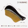 Herramienta de Masaje Premium Combinada de Sándalo Natural y Cuerno para Uso en Casa, Raspador Gua Sha Portátil para Cara, Mandíbula, Nariz y Todo el Cuerpo