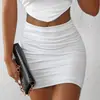 Falda plisada ajustada estilo europeo y americano para Amazon transfronterizo, falda bodycon sexy y versátil estilo americano, hecha a medida para mujeres