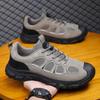 Zapatos de Hombre Primavera Nuevo Malla Transpirable Sitio de Trabajo Antideslizante Resistente al Desgaste Ligeros Zapatos de Protección Laboral Zapatos de Montaña para Deportes al Aire Libre